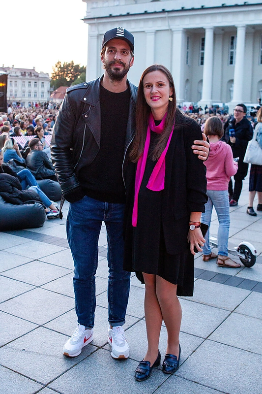 Justinas Jarutis ir Andrė Balžekienė / P.Peleckio nuotr.
