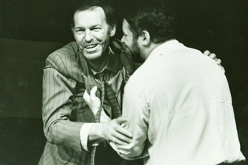 Spektaklio „Emigrantai“ akimirka