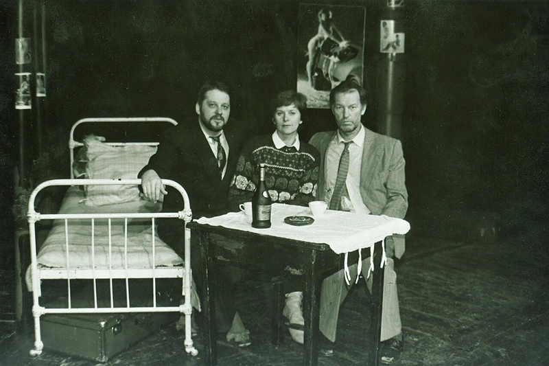 Spektaklio „Emigrantai“ akimirka