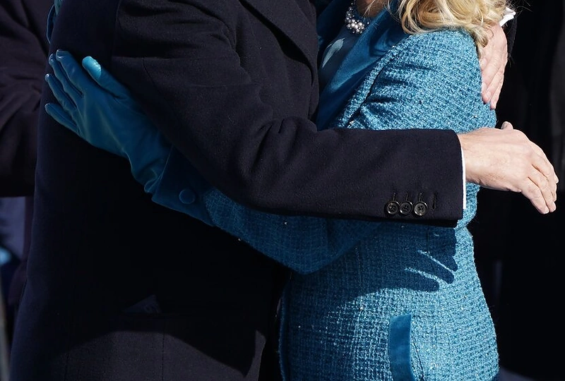 JAV prezidentas Joe Bidenas su žmona Jill Biden
