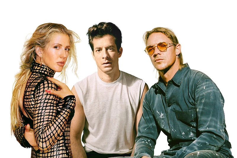 Ellie Goulding, Markas Ronsona ir Diplo / „Sony Music“ nuotr.