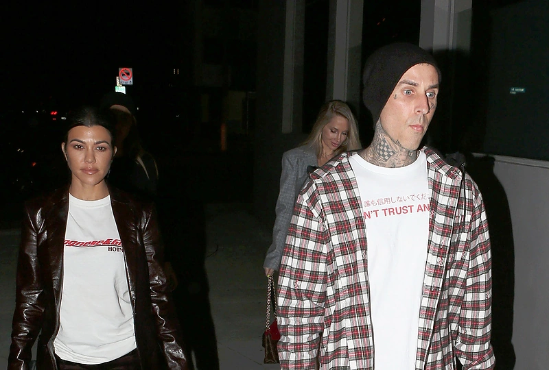 Kourtney Kardashian ir Travisas Barkeris (2018 m.) / Vida Press nuotr.