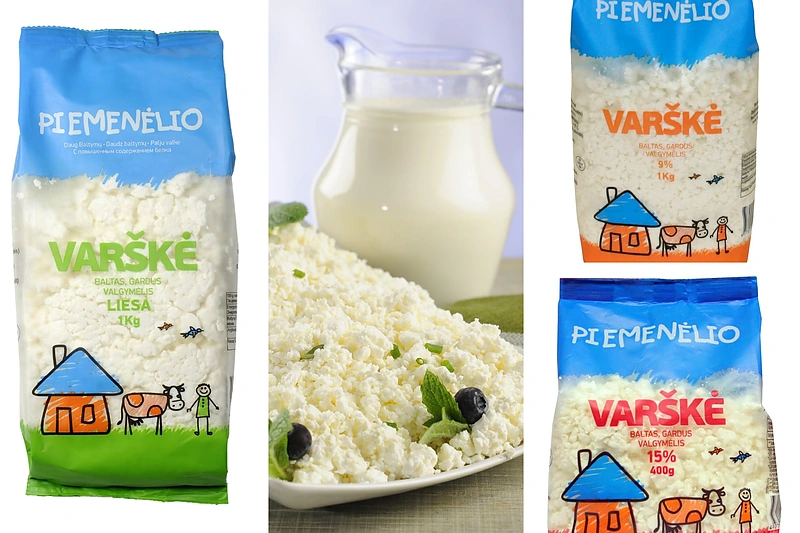 „Piemenėlio“ varškė / Gamintojo nuotr.