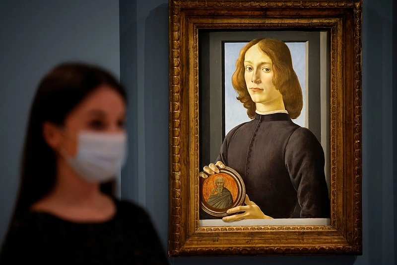 Sandro Botticelli paveikslas „Jaunuolis su medalionu“