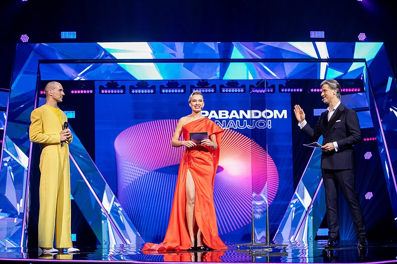 Grupė „The Roop“ laimėjo „Eurovizijos“ atranką / E.Blaževič LRT nuotr.