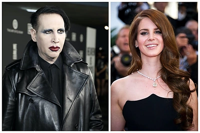 Smurtu prieš moteris kaltinamas Marilyn Mansonas dėl kūno formų užgauliojo Laną del Ray