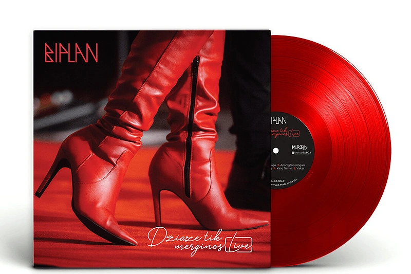 Riboto leidimo raudono vinilo plokštelė „Džiaze tik merginos“