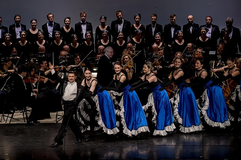 Balerina Aleksandra Karečkienė Stasio Domarko jubiliejaus koncerte / KVMT nuotr.