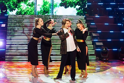 Šou „Muzikinė kaukė“ akimirka / Dovydo Beržinio nuotr.