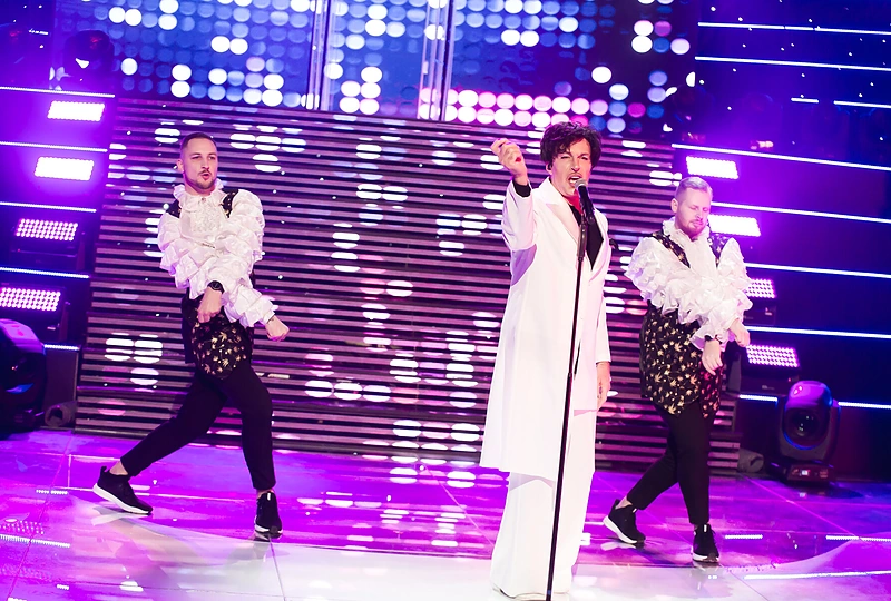 Šou „Muzikinė kaukė“ akimirka / Dovydo Beržinio nuotr.