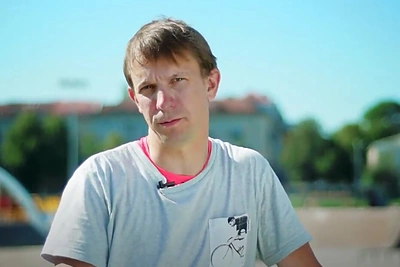 Vilniuje po Neries ledu pradingo augintinį gelbėjęs dviračių sporto treneris Vaidas Rimkus