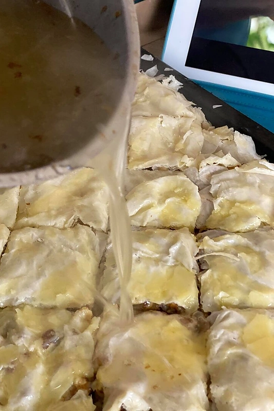 Eskedar Maštavičienės gaminta baklava / Asmeninio albumo nuotr.