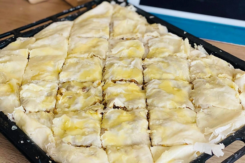 Eskedar Maštavičienės gaminta baklava / Asmeninio albumo nuotr.