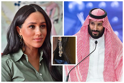 M.Markle sulaukė kaltinimų, kad pasipuošė nužudymu įtariamo Saudo Arabijos princo dovanotais auskarais