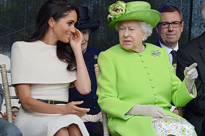 Elizabeth II ir Meghan Markle / Scanpix nuotr.