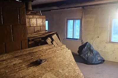 Aidos Čepukaitės namai prieš remontą / Asmeninio albumo nuotr.