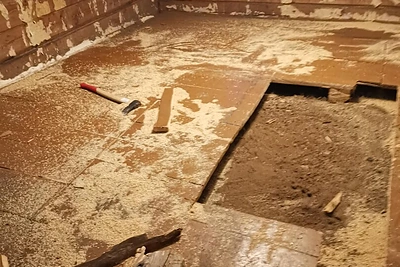 Aidos Čepukaitės namai prieš remontą / Asmeninio albumo nuotr.