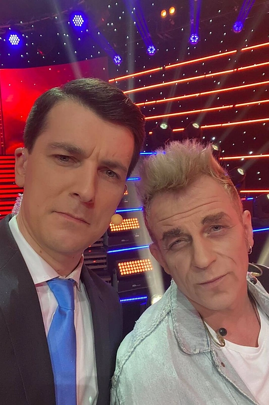 Simonas Storpirštis ir Maksas Melmanas / BTV nuotr.