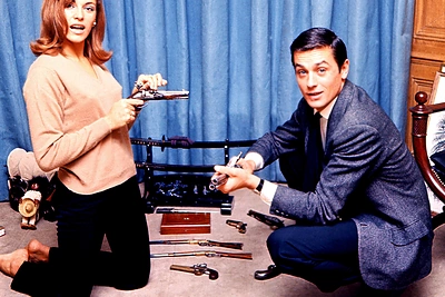 Nathalie Delon ir Alainas Delonas