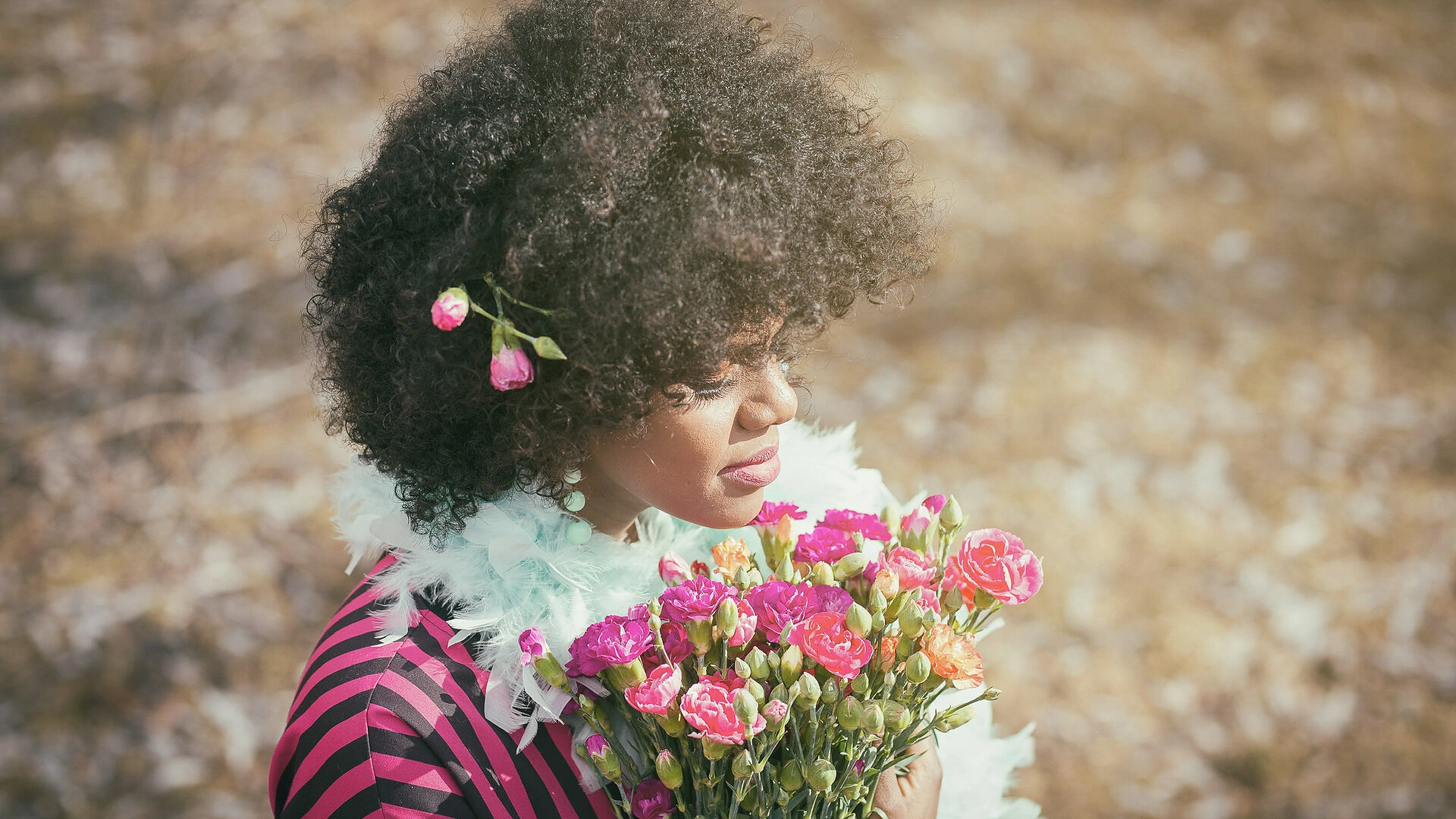 Eskedar Tilahun / Miglės Narbutaitės nuotrauka, Rusnės Kairaitytės makiažas