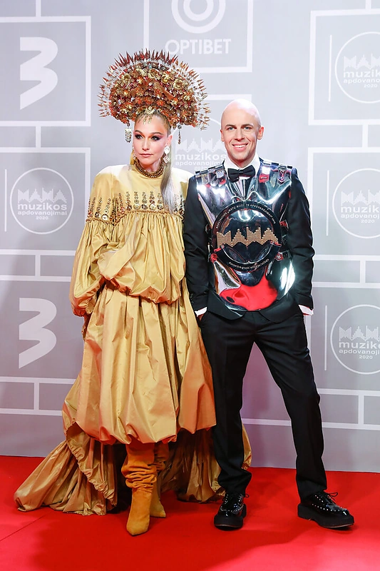 Indrė Stonkuvienė ir Vidas Bareikis / Teodoro Biliūno nuotr.