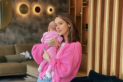 Karolina Meschino parodė dukrą Isabelle: įamžino jautriame video