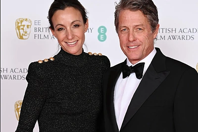 Anna Elisabet Eberstein ir Hughas Grantas / „Vida Press“ nuotr.