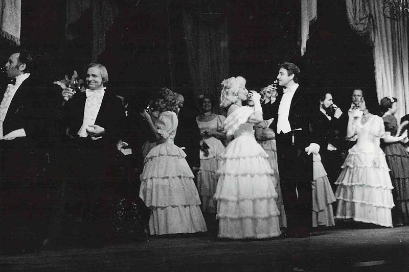 G.Verdi opera „Traviata“ – Vytautas Navakauskas, Šarūnas Juškevičius, Vlada Kubilienė, Edmundas Kuodis. 1983 m.