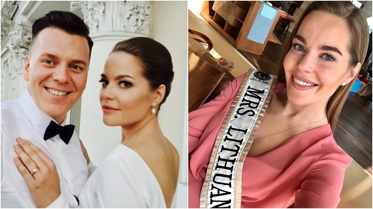 Gretė Brokienė su vyru Aleksandru