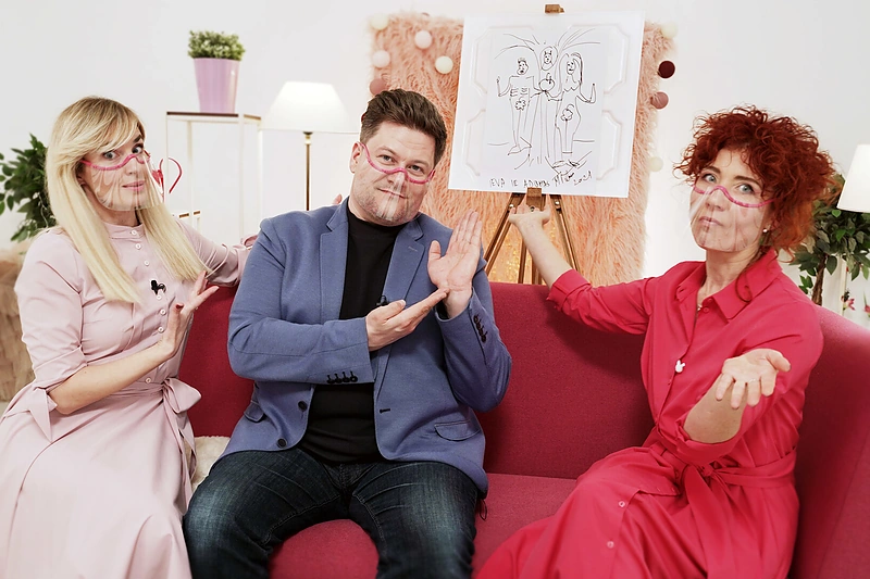 Merūnas laidoje „Visos mes Ievos“ / Delfi TV nuotr.