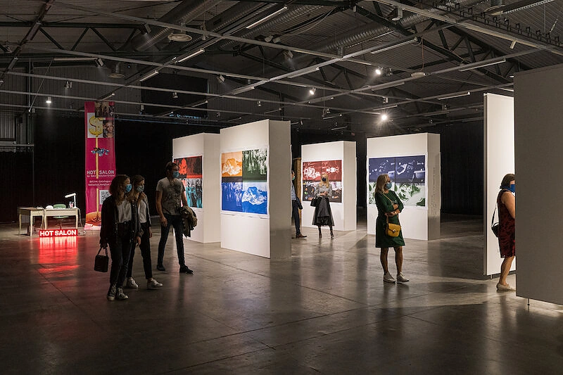 Meno mugės „ArtVilnius‘20“ akimirka