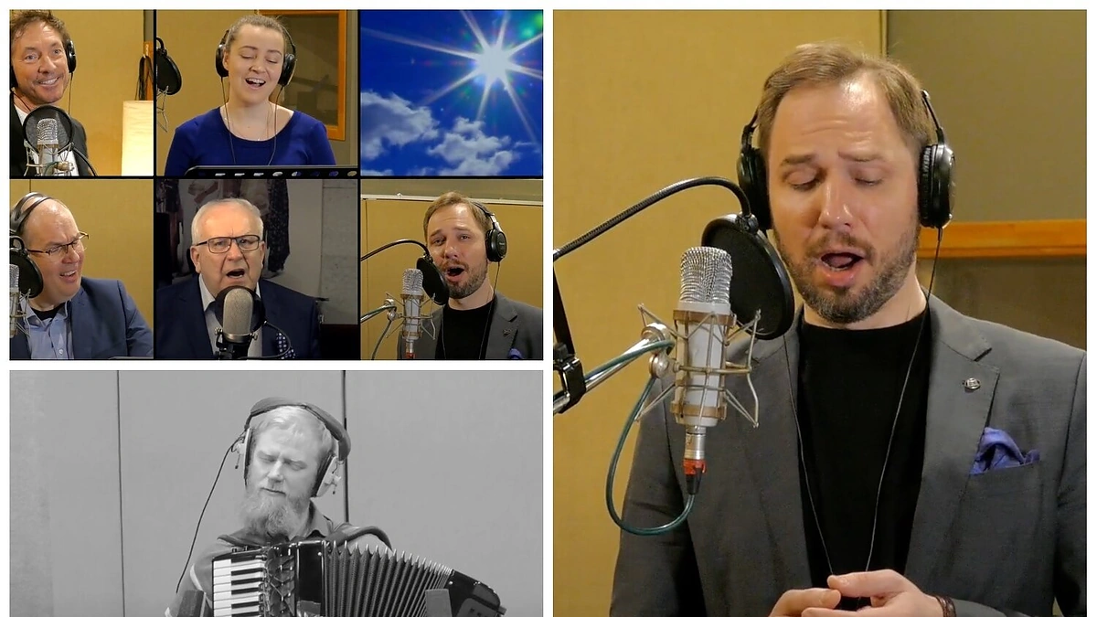 Jonas Sakalauskas dainuoja su Lietuvos medikais