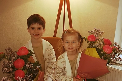 Nerijaus ir Agnės Juškų vaikai / Asmeninio albumo nuotr.