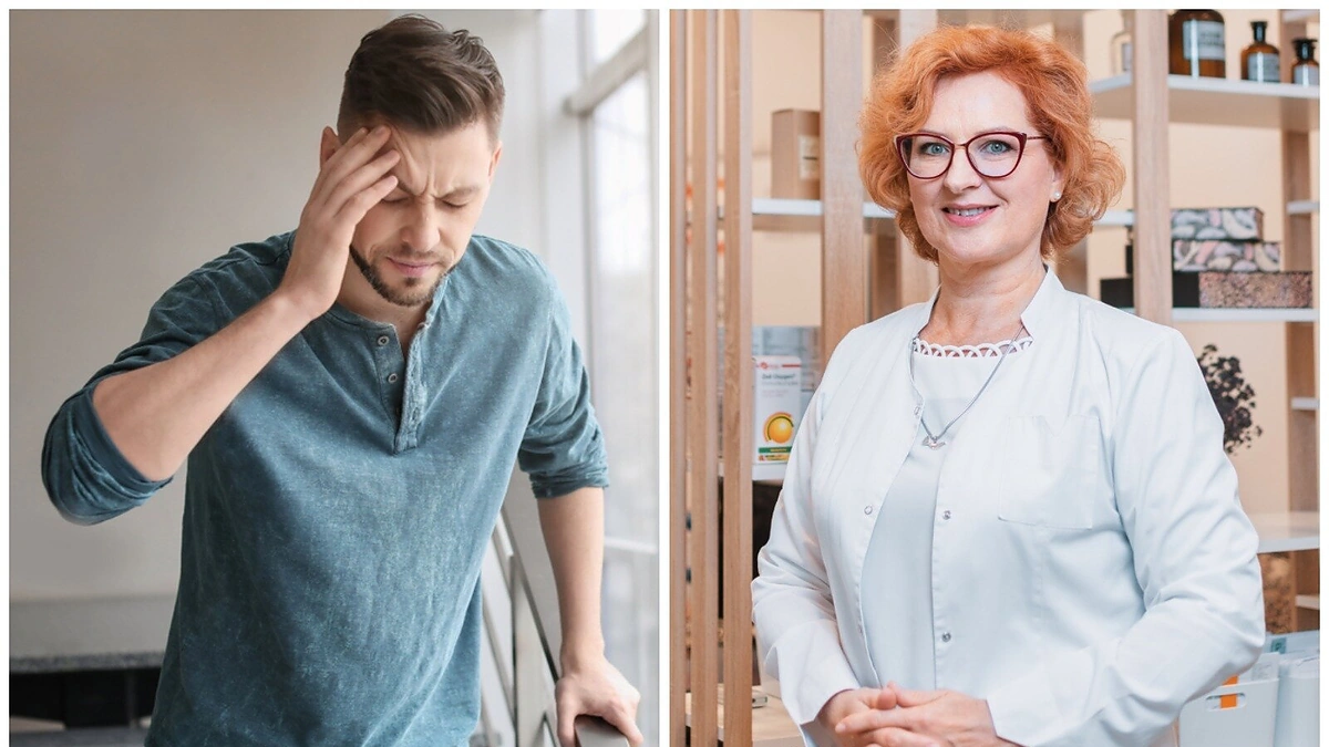 Galvos skausmas ir gydytoja Gintarė Vaitkienė / Shutterstock ir Gintaro Staučės nuotr.