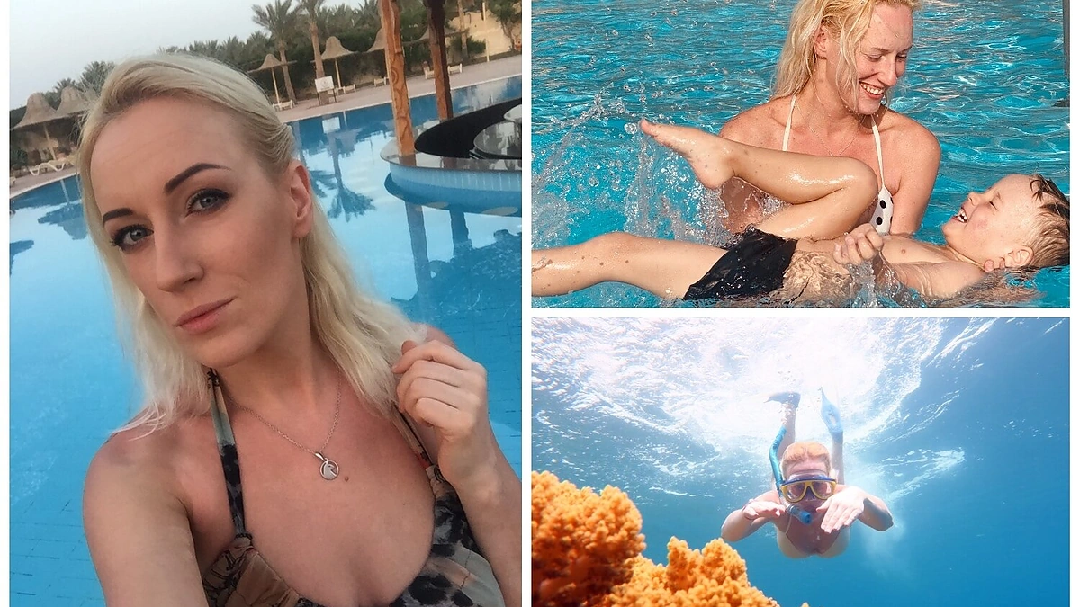 Augustė Vedrickaitė su sūnumi Arijumi / Asmeninio archyvo nuotr.