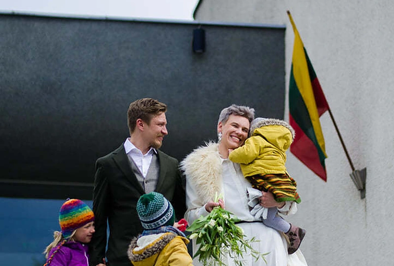 Monikos Juškevičiūtės ir Karolio Laurinavičiaus vestuvių akimirka