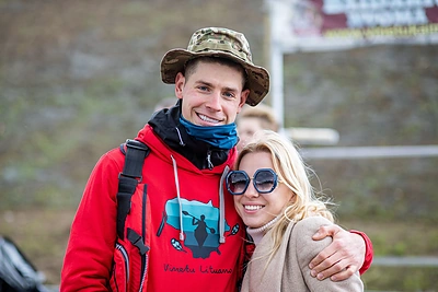Baidarininkų išlydėjimo akimirka / Irmanto Gelūno / „Žmonės Foto“ nuotr.
