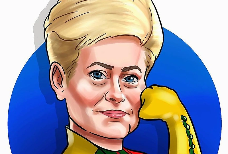 Vytauto Gaivelio šaržas / Asmeninio albumo nuotr.