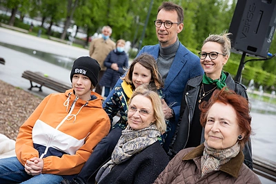 Vytauto Kernagio 70-mečio paminėjimo akimirka / Gretos Skaraitienės nuotr.