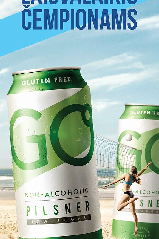 „GO Pilsner“ nealkoholinis alus / Projekto partnerio nuotr.