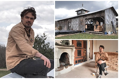 Leonardas Pobedonoscevas naujoje sodyboje turi biblioteką, picerijos kampelį, net sceną ir bokštą