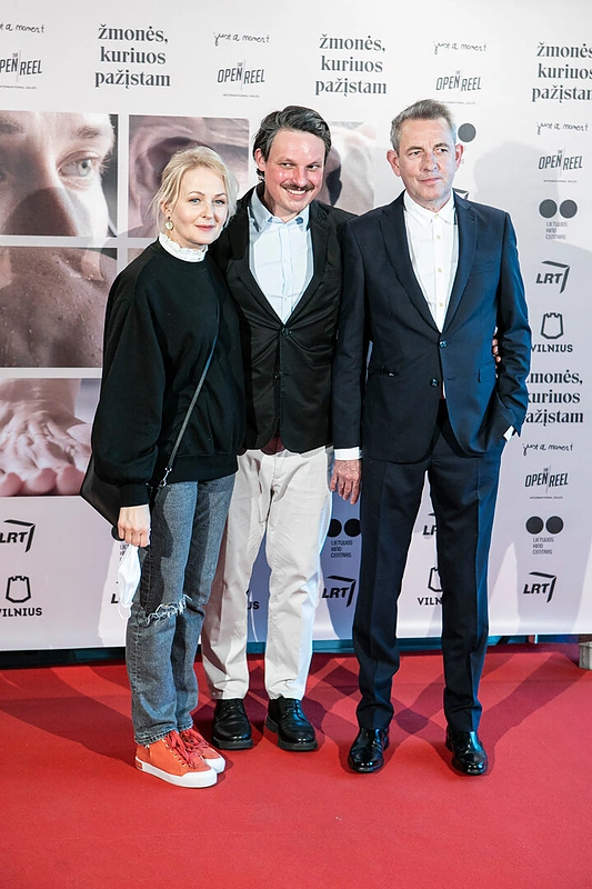 Jolanta Dapkūnaitė, Tomas Smulkis ir Arūnas Sakalauskas / Pauliaus Peleckio nuotr.