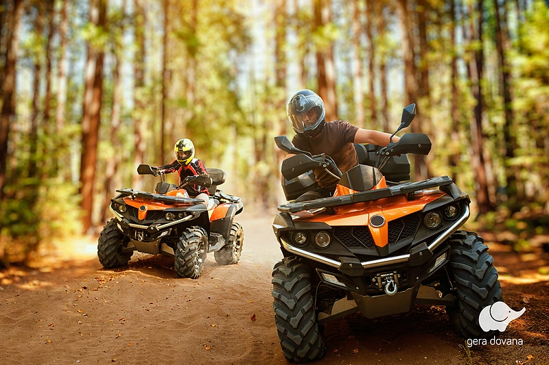 Pasivažinėjimas keturračiais ar bagiais