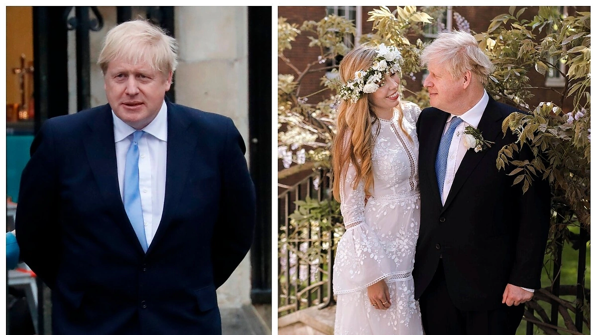 Borisas Johnsonas ir Carrie Symonds / Scanpix nuotr.