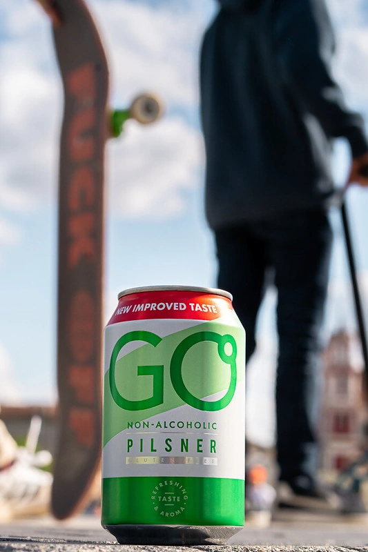 „GO Pilsner“ nealkoholinis alus / Gamintojo nuotr.
