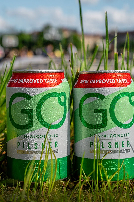 „GO Pilsner“ nealkoholinis alus / Gamintojo nuotr.