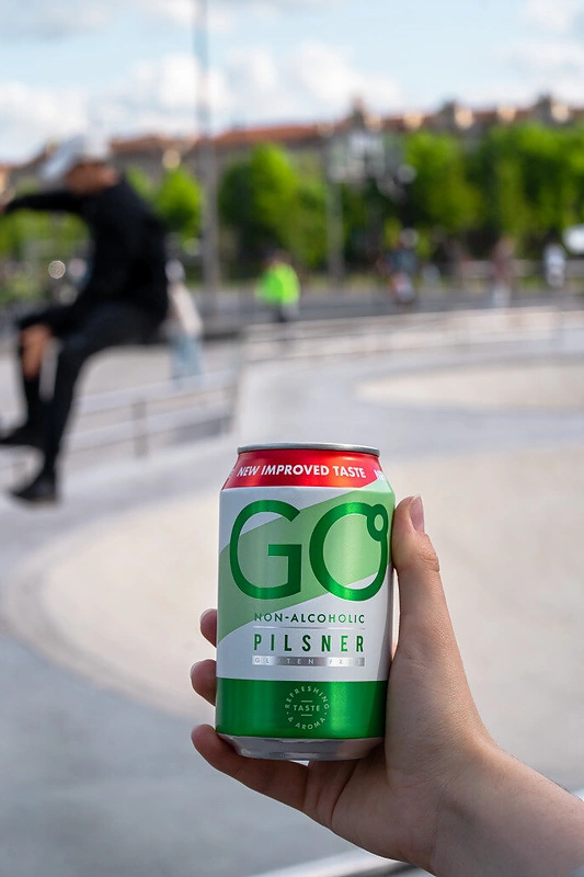 „GO Pilsner“ nealkoholinis alus / Gamintojo nuotr.