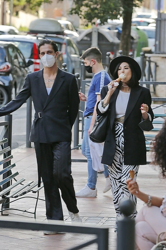 Giorgia Soleri ir Damiano Davidas / „Vida Press“ nuotr.