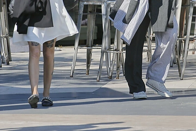 Giorgia Soleri ir Damiano Davidas / „Vida Press“ nuotr.