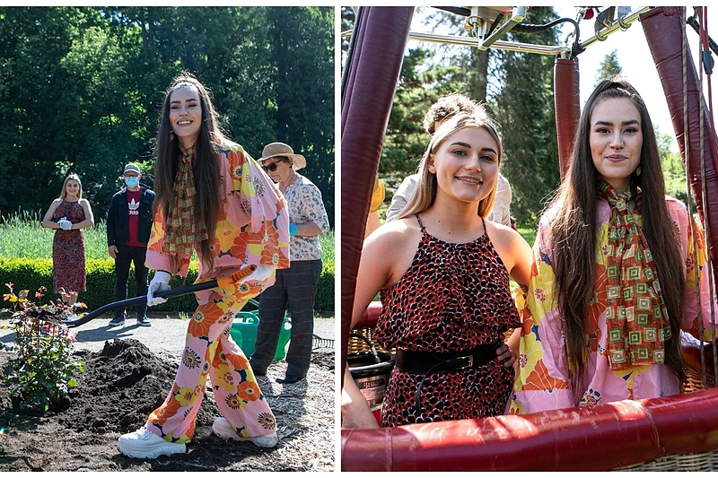 Jessica Shy ir Evgenya Redko pristatė naują vasaros festivalį – šia proga pasodino po rožę